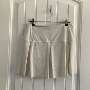Lululemon Tennis Skirt White Tall